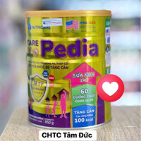Lon 850g Sữa bột Nutricare Care 100 Pedia 36 tỷ lợi khuẩn tiêu hóa khỏe, tăng cân và chiều cao