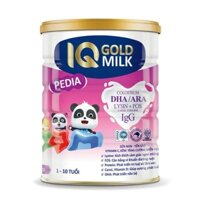 [Lon 900G] Sữa IQ MILK GOLD PEDIA Giúp Tăng Cân, Tăng Sức Đề Kháng