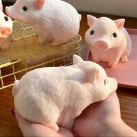 Lợn Bóp Đồ Chơi Động Vật Dễ Thương Lợn Squishy Pinch Đồ Chơi Mềm Mochi Đồ Chơi Chống Căng Thẳng Giải Nén Đồ Chơi saixit2vn