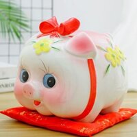 Lợn đất tiết kiệm dễ thương.