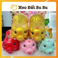 Lợn đất tiết kiệm Tài Lộc size nhỡ - Ống heo tiết kiệm - Heo đất Susu