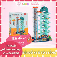 (LỚN) Đồ chơi cho bé đồ chơi giáo dục GABO Bãi đỗ xe gara ô tô đồ chơi 5 tầng kích thước lớn GABO kèm nhạc vui nhộn