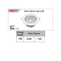 LON GSUN CAO CẤP RB72_12W