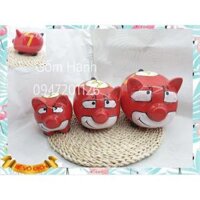 Lợn heo sứ tiết kiệm hình siêu nhân Sấm sét hoạt hình – Nhiều size lựa chọn – Gốm sứ Bát tràng.