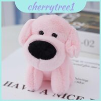 Lớn Lovable Mũi Chó Nhồi Bông Sang Trọng Móc Khóa Dễ Thương Chó Con Túi Trang Trí Đồ Chơi Mềm