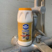 [Lon nhựa, có nắp 340g + TẶNG 1 MÚT CỌ] Bột bar keepers friend làm sạch đa năng, tẩy sạch cặn canxi vách kính ( BKF )