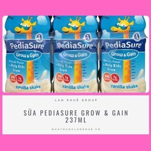 Sữa Perdiasure nước Pediasure Grow and Gain - 237ml