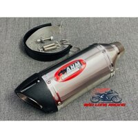 Lon pô bô tăng AHM M3 Bạc nhôm Xước 1.1 Tặng kèm Tiêu CNC