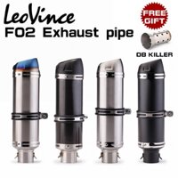 Lon pô LEOVINCE F02 siêu đẹp (kèm pát kẹp, lò xo, tiêu ống)