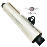 Lon pô redleo inox gắn mọi loại xe