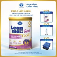 Lon sữa Leanmax Rena Gold 2 400g - Dinh dưỡng giàu Protein cho người chạy thận