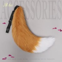 Lớn Tay Động Vật Tai Động Vật Đuôi Sang Trọng Trang Sức Đạo Cụ Cáo Đuôi Sói cosplay Phụ Kiện