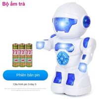 [lớn thông minh] rô bốt có thể đi bộ, hát, nhảy và câu đố Giáo dục sớm nhạc điện cậu bé đồ chơi trẻ em - HÀNG MỚI VỀ