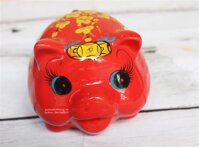 lợn tiết kiệm mini dáng đầu chữ mai vàng