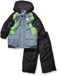 LONDON FOG Baby Boys' 2-Piece Snow Pant & Jacket Snowsuit