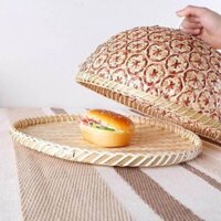 Lồng Bàn Bằng Mây Tre (Phân Theo Màu Sắc) ,có ảnh thật -Kích Thước: D30* H20cm/ D25*H17cm