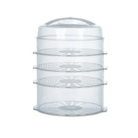 Lồng bàn đậy thức ăn đa tầng nhựa Việt Nhật 2676/2676-1, đảm bảo an toàn thực phẩm