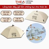 Lồng bàn gấp gọn bảo quản thức ăn, đậy thức ăn, giữ nhiệt đa năng có móc treo gắn tường - THEA
