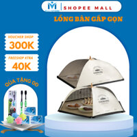 Lồng Bàn Gấp Gọn Đậy Thức Ăn Melli Lồng Bàn Hình Chữ Nhật Hình Tròn Liệu Vải Polyester Mềm Mại Với Khung Chắc Chắn