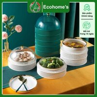 Lồng bàn nhiều tầng đa năng Ecohome's K gồm 6 tầng kiêm rổ đựng đồ đa năng, Hộp đựng thức ăn