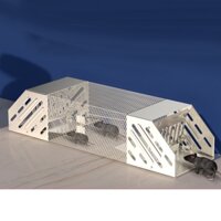 Lồng bắt chuột bằng thép không gỉ cửa kép hoàn toàn tự động cho nhà ở