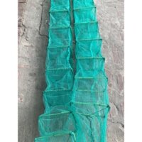 LỒNG BÁT QUÁI ĐÁNH CÁ TÔM BẰNG 4-5-7-9-11 KHUNG  CHÃ LƯỚI DỆT KIM CHẮC CHẮN ( TẶNG 1 GÓI MỒI DỤ ) TÚI DÀI 70CM DẦY BỀN