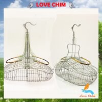Lồng bẫy Chào Mào - Khuyên LOVECHIM, Bẫy chim Chào Mào - Khuyên, Lồng bẫy chim Chào Mào,Khuyên chất liệu kẽm