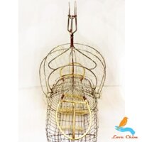 Lồng bẫy chào mào, Lồng bẫy chim chào mào chất liệu Inox chống hoen rỉ siêu nhạy LOVE CHIM