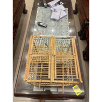 Lồng bẫy chim hút mật khuyên chất liệu trúc già đẹp