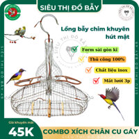 Lông bẫy chim khuyên sâu hút mật inox form sài gòn kĩ cuốn đồng - Siêu thị đồ bẫy
