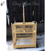 Lồng Bẫy Khuyên gỗ Huế 2 cửa - Lồng Chim Gia Hân