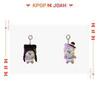(LONG BLACK  / FEDORA) BTS - MANG BABY BORN TO DANCE SMALL DOLL KEYCHAIN (Jan.2025)