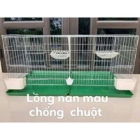 Lồng Bồ Câu Nan Mau 4,2kg Kèm Phụ Kiện, Lồng Chim Bồ Câu Loại 1 Rộng 1m Bằng Kẽm