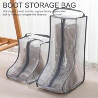 Long Boots Dust Cover Portable Shoes Storage Bags Zipper Ankle Pouch Boots Bags Travel U9V1