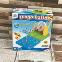 Lồng Cầu Quay Số Bingo Loto 90 Số (vpp Kienmoc)