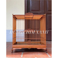 Lồng chào mào không trụ vuông đấu tre già