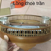 Lồng chim chào mào, chích choè trần kèm xích chân