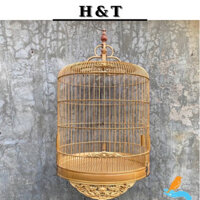 Lồng chim chòe lửa, lồng chòe than, lồng chào mào, lồng chòe lửa chất liệu trúc size 40