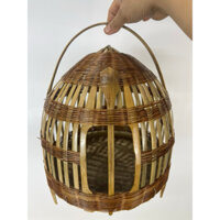 Lồng chim đa đa, lồng nuôi chim đa đa chất liệu tre gai, đã tráng cát gắn keo chắc chắc. Phụ kiện lồng chim Homee