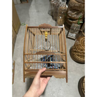 Lồng Chim Khuyên, Hút Mật Phom Thái Chất Liệu Trúc Già Cật Kèm Phụ Kiện, Lồng Khuyên, Lồng Hút Mật Giá Rẻ Hàng Ráp Sẵn