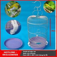 Lồng chim khuyên inox