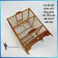 Lồng chim khuyên, lồng chim hút mật ( Ráp Sẵn ) tặng kèm đầy đủ phụ kiện, miễn phí vận chuyển