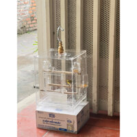 Lồng chim mica , lồng mica trong suốt, lồng chim khuyên, chuyên thuần chim bổi