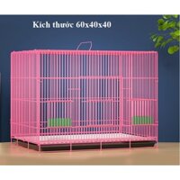 Lồng Chim Sơn Tĩnh Điện Kích Thước 60x40 cm [Loại nan dày] - Phù Hợp Cho Vẹt, Chào Mào, Chim Cảnh và Sóc