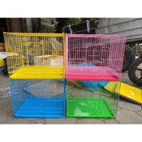 Lồng chim tập trung nuôi chim Chào Mào, yến hụng, vẹt kích thước 47x33x31cm có 5 màu bắt mắt