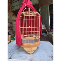 Lồng chim vành khuyên trúc trắng size 22 nhốt bổi