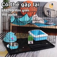 Lồng chuồng nuôi chó mèo giá rẻ tặng khay Chuồng nuôi thú cưng sơn tĩnh điện