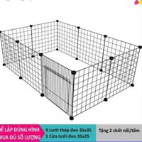 LỒNG CHUỒNG QUÂY CHÓ MÈO- PET IU - THÚ CƯNG ( mẫu A125)