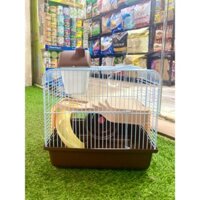 Lồng chuột hamster 2 tầng đầy đủ phụ kiện