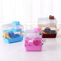 Lồng chuột hamster 2 tầng 23x17x30cm ( màu ngẫu nhiên)
